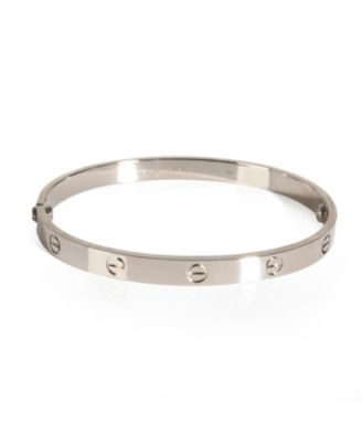 Pre-Owned Cartier Love 18K White Gold Bangle