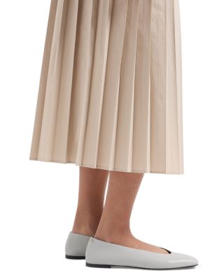 Pleated Midi Skirt