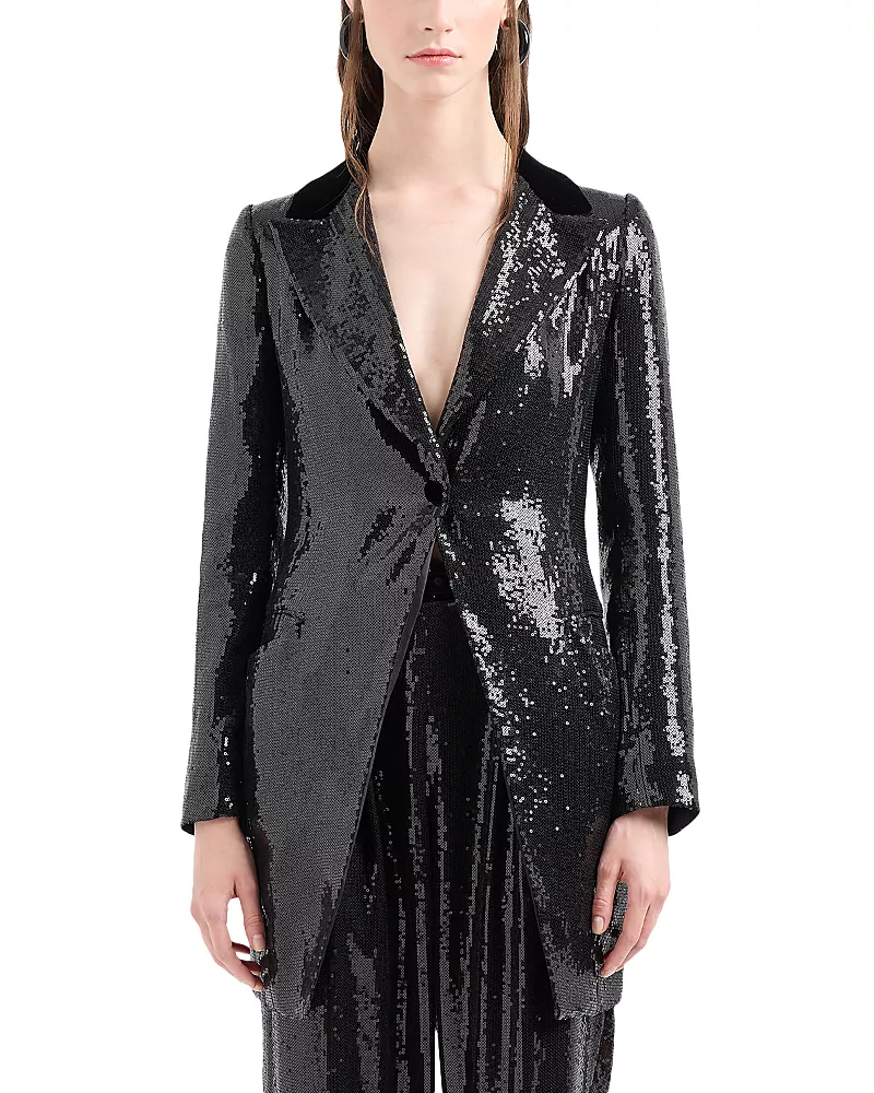 Emporio Armani Micro Sequin Blazer