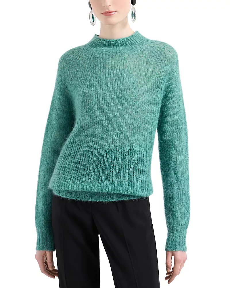 Emporio Armani Full Ribbed High Neck Sweater