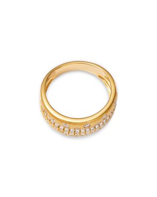 Diamond Stack Ring in 14K Yellow Gold, 0.62 tcw