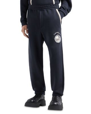 Emporio Armani - Cotton Twill Whale Patch Regular Fit Joggers