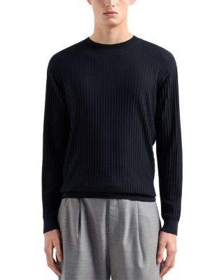 Travel Essentials Ribbed Effect Wool Sweater
