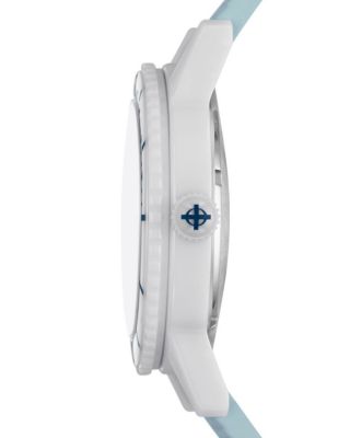 Ceramic Compression Diver Automatic Rubber Strap Watch, 41mm