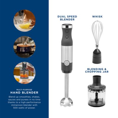 500 Watt Immersion Blender with Accessories