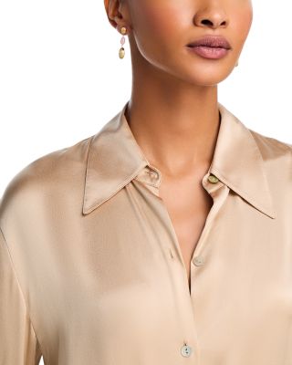 18K Yellow Gold Siviglia Three Oval Drop Earrings - Exclusive