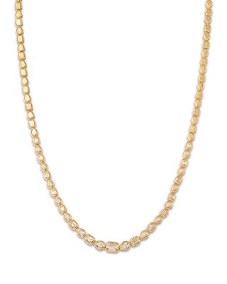 Bloomingdale's Fine Collection 14K Yellow Gold Diamond Necklace, 18