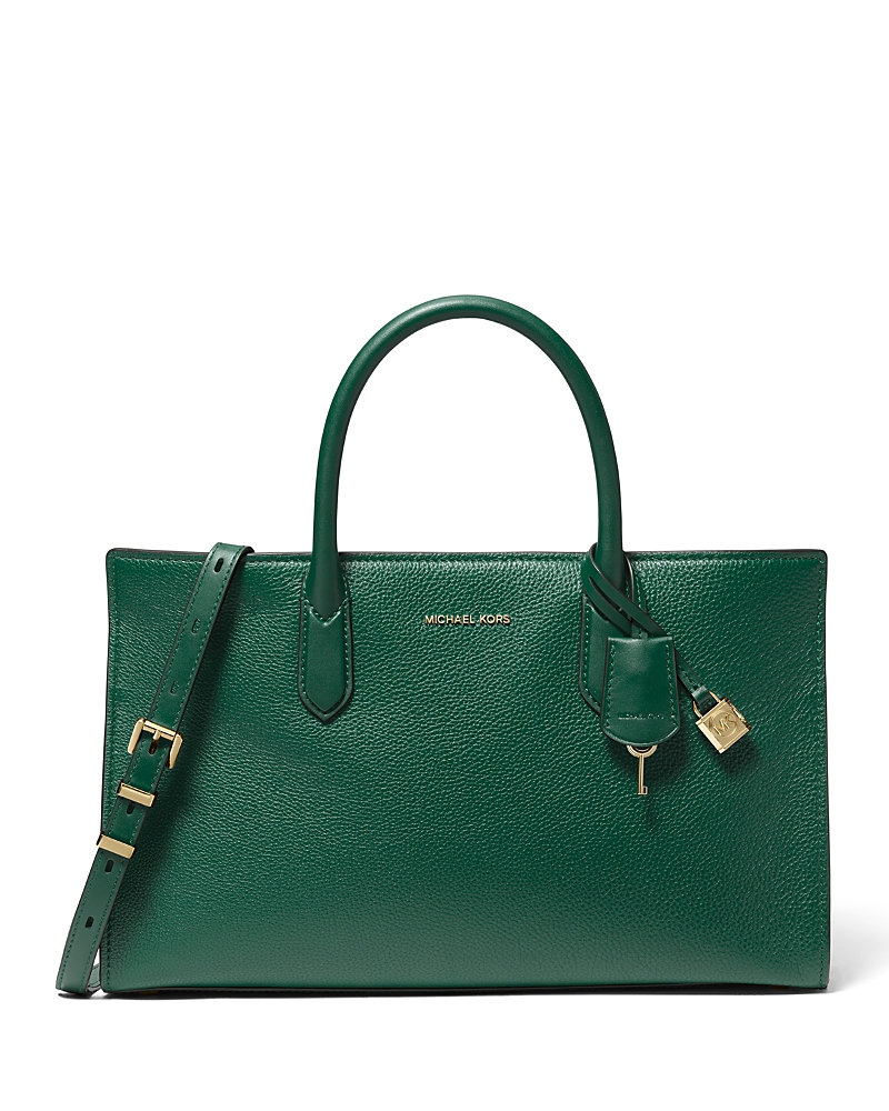 Michael Kors Scarlett Medium East West Satchel In Bosco