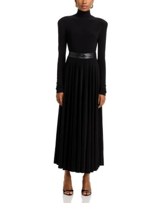 Norma Kamali Belted Maxi Dress | Bloomingdale's Women