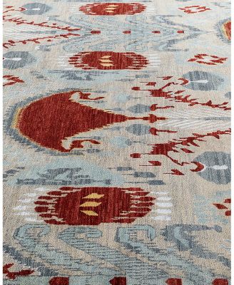 Bloomingdale's Indo Ikat M6013 Area Rug, 9'1" x 12'1"