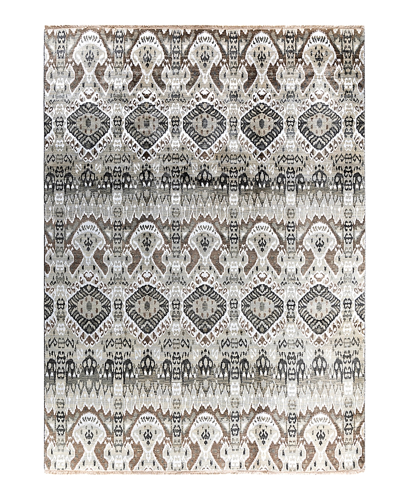 Bloomingdale's Indo Ikat M6042 Area Rug, 8'10 X 12'1 In Brown
