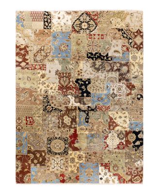 Bloomingdale's - Bloomingdale's Indo Patchwork M6061 Area Rug, 9'2" x 12'3"