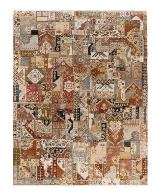 Bloomingdale's - Bloomingdale's Indo Patchwork M5666 Area Rug, 9'3" x 11'10"