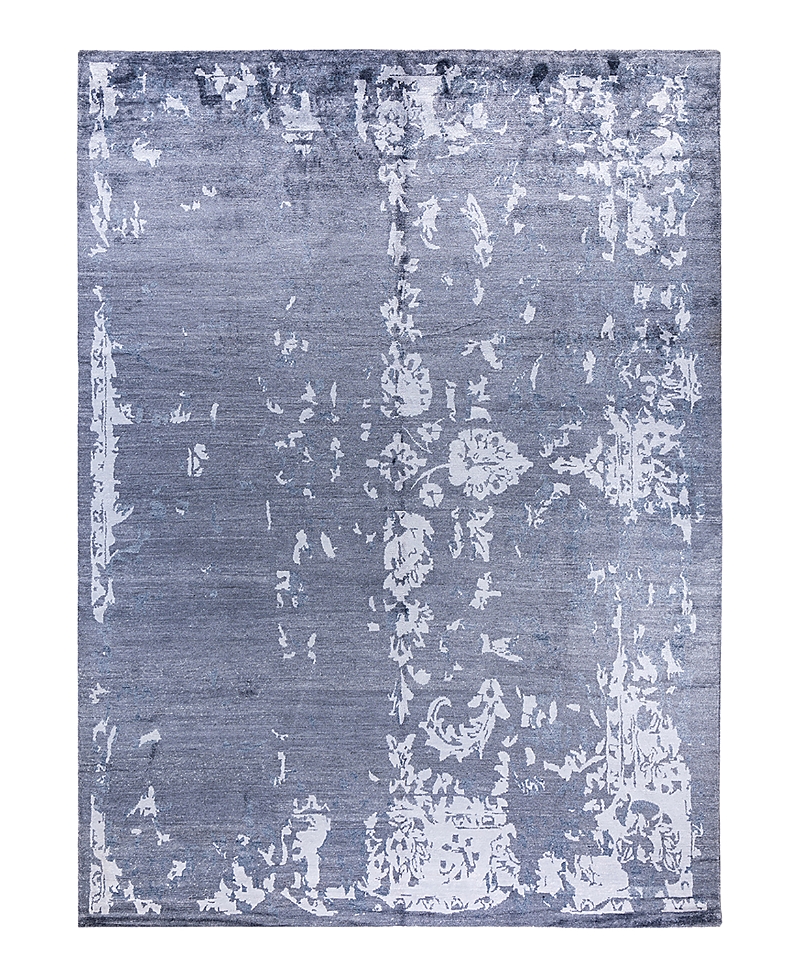 Bloomingdale's Indo Modern M6851 Area Rug, 9'2 X 12'3 In Gray