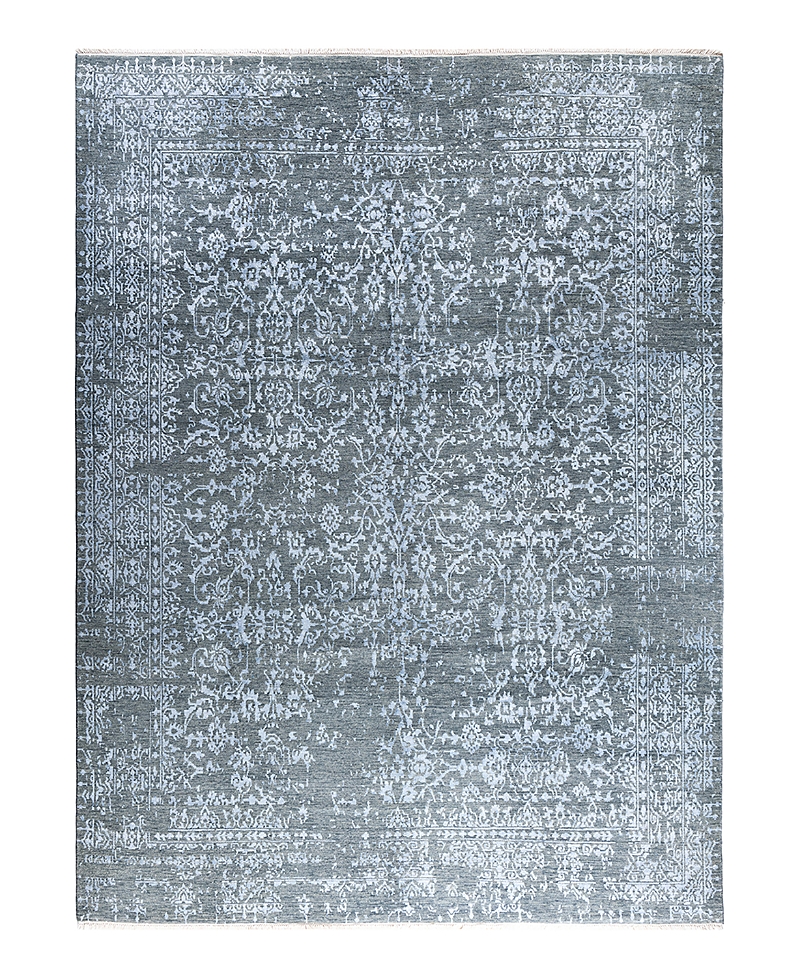 Bloomingdale's Indo Ikat M6689 Area Rug, 9'2 X 12'3 In Gray