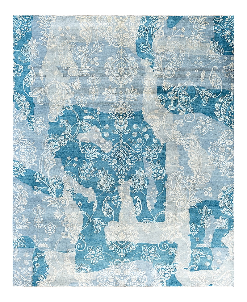 Bloomingdale's Indo Ikat M6073 Area Rug, 8'4 X 10'2 In Gray