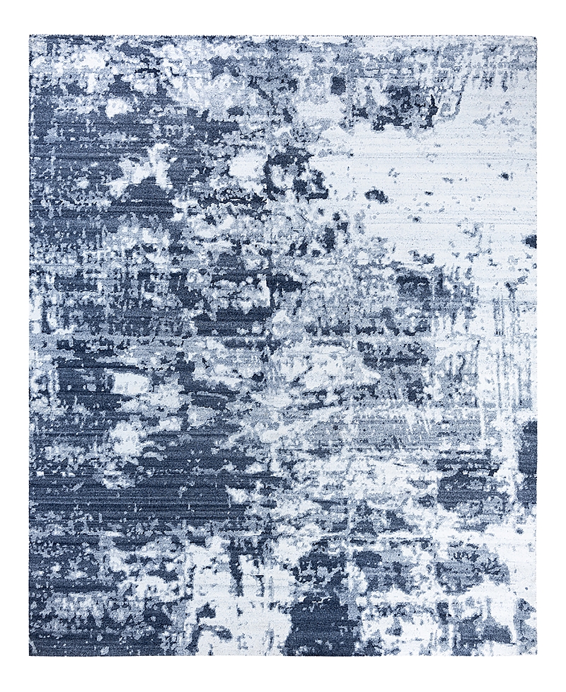 Bloomingdale's Indo Modern M7216 Area Rug, 8'2 X 9'10 In Black