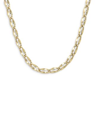 Alberto Amati - 14K Yellow Gold Wave Petali Open Link 18" Collar Necklace