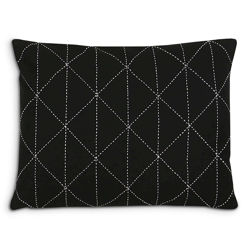 Anchal Small Graph Throw Pillow In Black