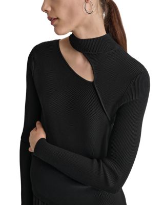 Asymmetrical Cutout Sweater