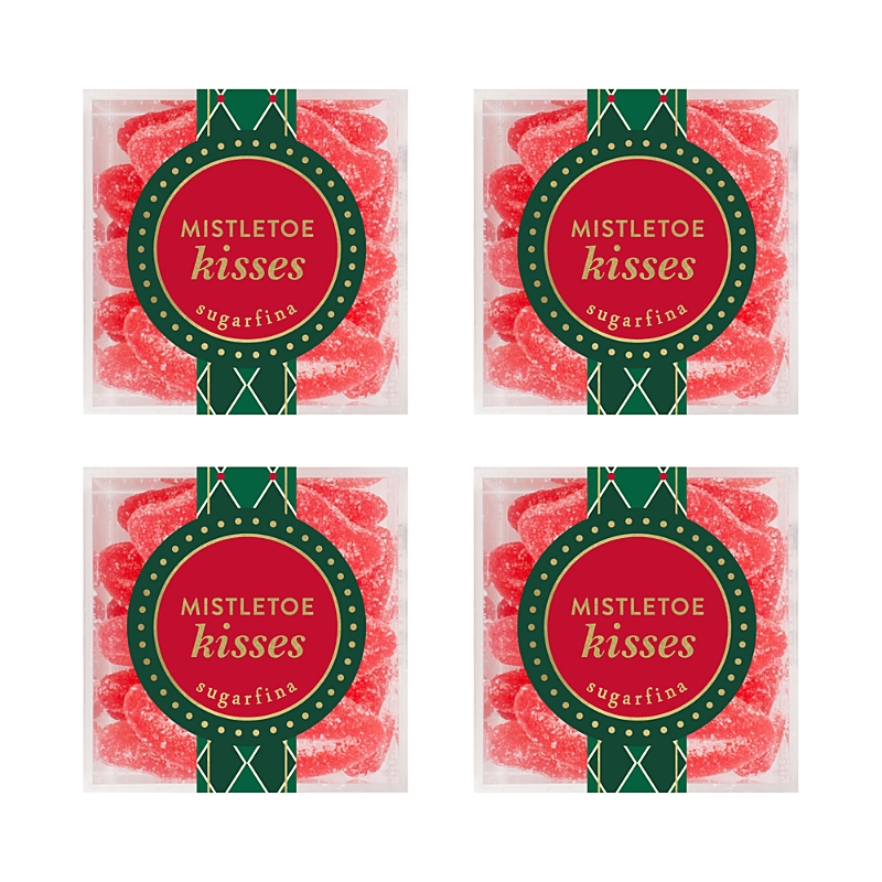 Sugarfina Mistletoe Kisses Small Cube, Set of 4