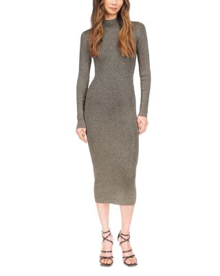 Michael Kors - Metallic Knit Midi Dress