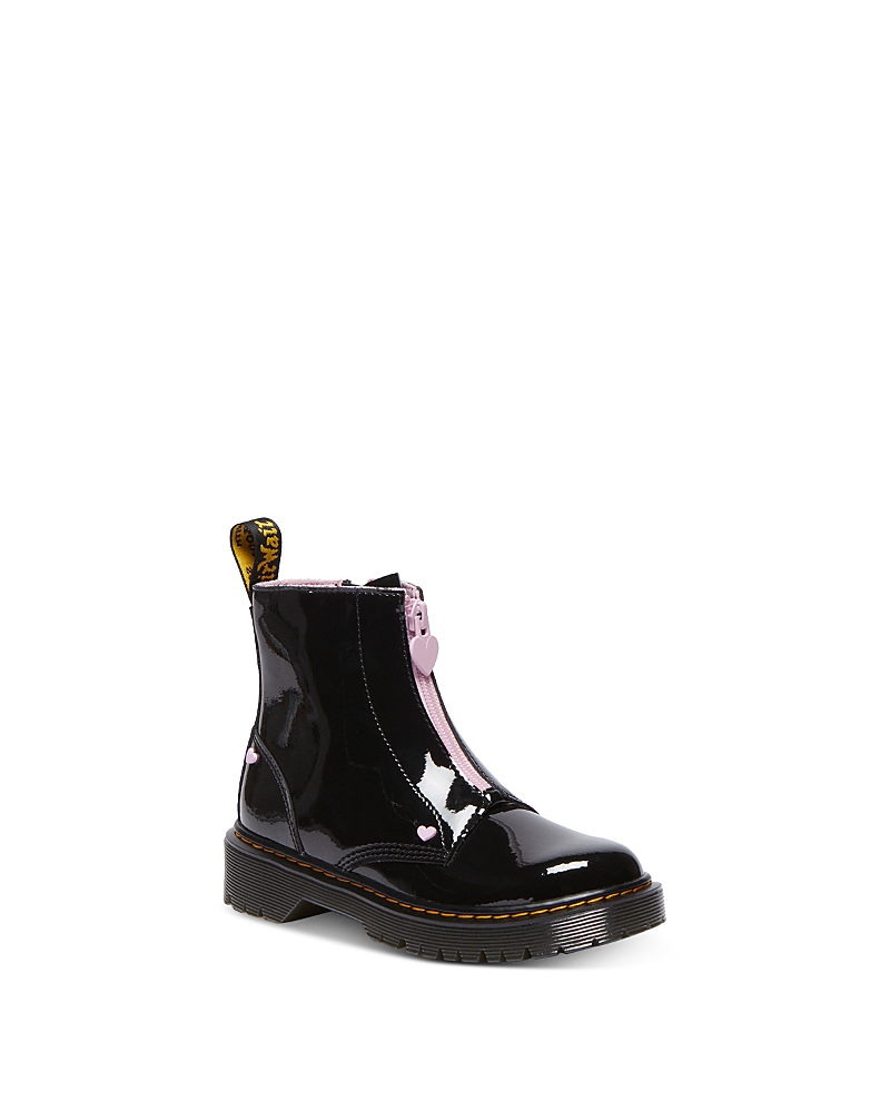 DR. MARTENS' GIRLS' BEX HEART ZIP BOOTS - TODDLER, LITTLE KID, BIG KID