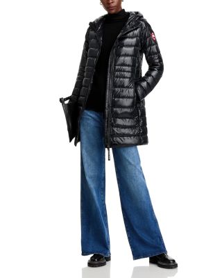 Cypress Packable Hooded Mid-Length Down Jacket