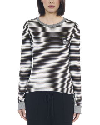 The Kooples Striped Long Sleeve Tee