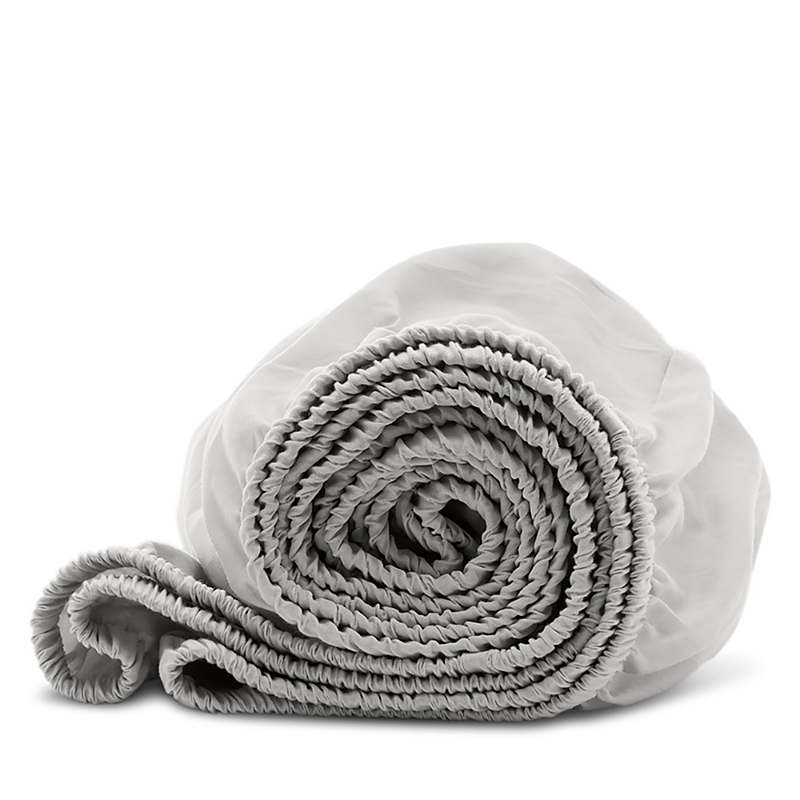 Boll & Branch Signature Organic Cotton Crib Fitted Sheet In Mist