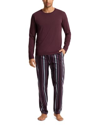 Hanro - Cotton Solid Long Sleeve Pajama Tee