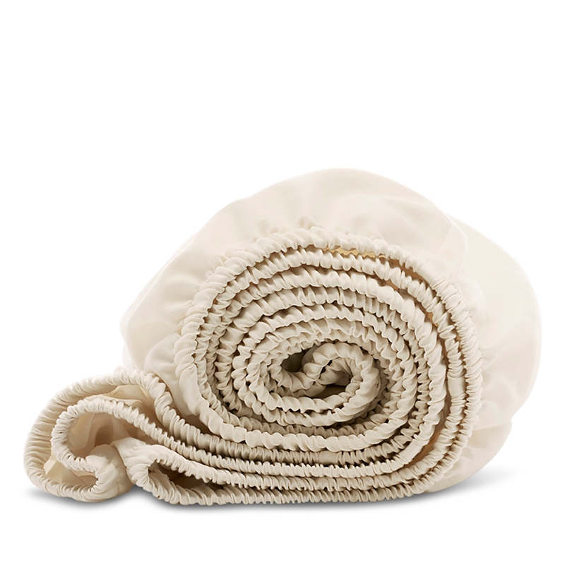 Boll & Branch Signature Organic Cotton Crib Fitted Sheet In Natural