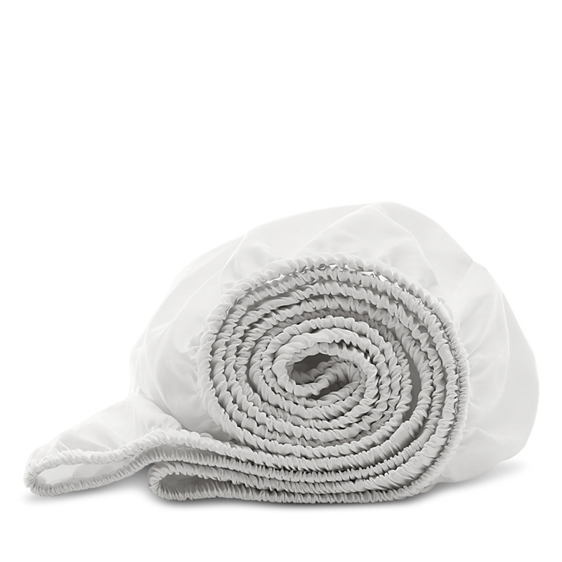 Boll & Branch Signature Organic Cotton Crib Fitted Sheet In Gray