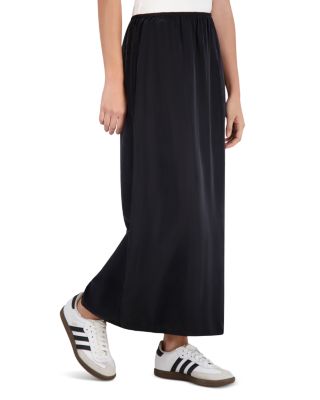 Faux Suede A Line Skirt