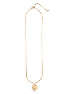 Nina Gordon - Nugget Pendant Necklace in 14K Gold Vermeil Sterling Silver, 18"-20"