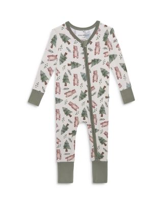 Posh Peanut - Boys' Beary Full Zip Coverall Pajamas - Baby