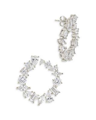 Sterling Forever - Shania Circle Stud Earrings