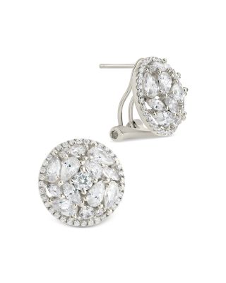 Sterling Forever - Zara Circle Stud Earrings