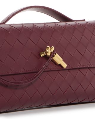 Andiamo Intrecciato Leather Clutch