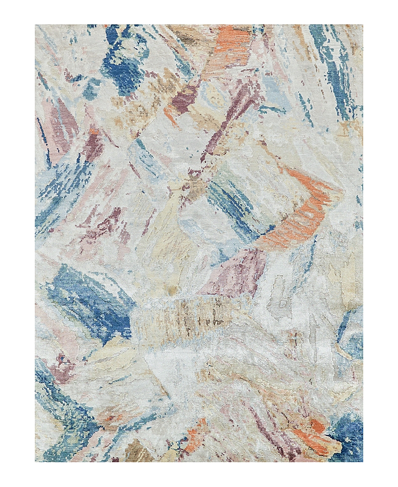 Exquisite Rugs Floor Art 6880 Area Rug, 8' X 10' In Silver/black