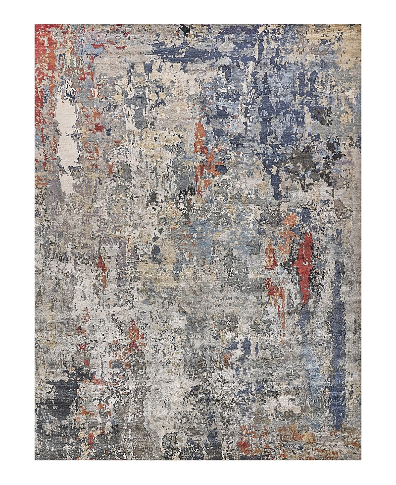 Exquisite Rugs Laureno 4022 Area Rug, 4' X 6' In Blue/ Gray