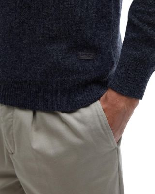 Elbow Patch Crewneck Sweater 