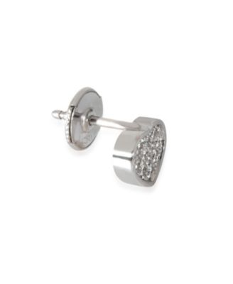  My Happy Hearts 18K White Gold Earring