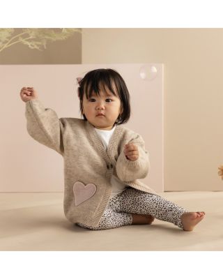 Girls' Sweater Cardigan, Top & Leggings Set - Baby