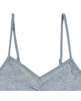 Girls' Cotton Stretch Jersey Bralettes, Pack of 2 - Big Kid