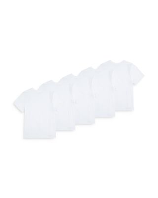 Boys' Crewneck Undershirts, 5 Pack - Big Kid