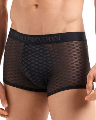 Emporio Armani Logo Mesh Trunks