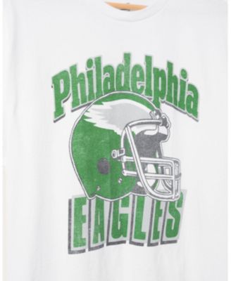Unisex NFL Philadelphia Eagles Throwback Helmet Flea Market Tee