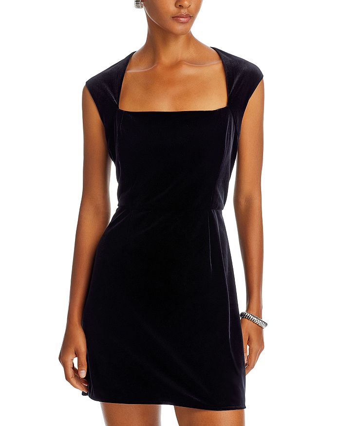 Bloomingdales velvet dress outlet