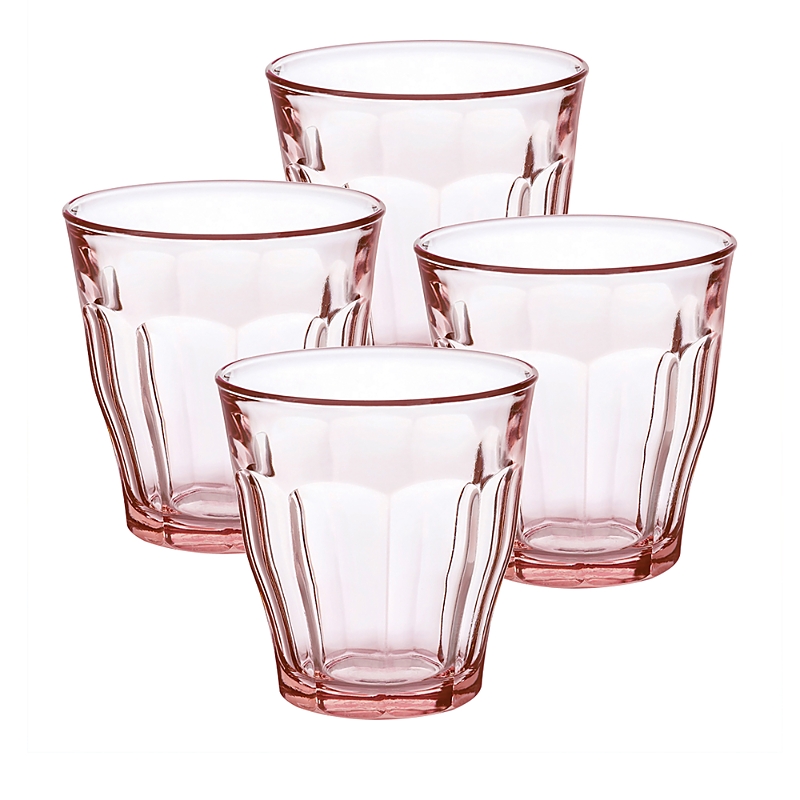 Duralex Picardie 8.37 Oz. Tumbler, Set Of 4 In Blush